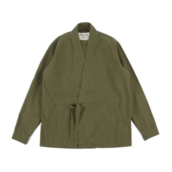 MAHARISHI Kimono U.S. Hanten Shirt - Olive