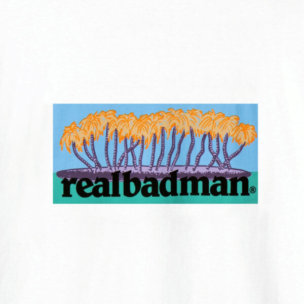 REAL BAD MAN Camiseta Alohahaha - White