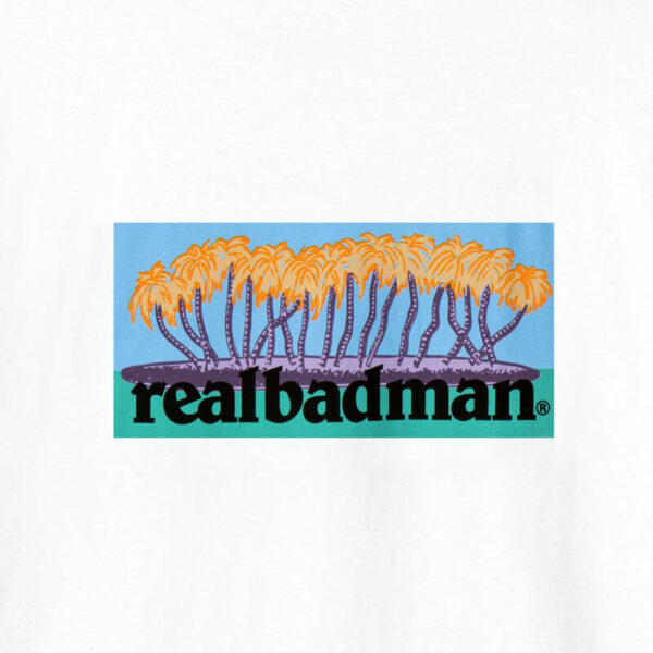 REAL_BAD_MAN_Alohahaha_Tee_White