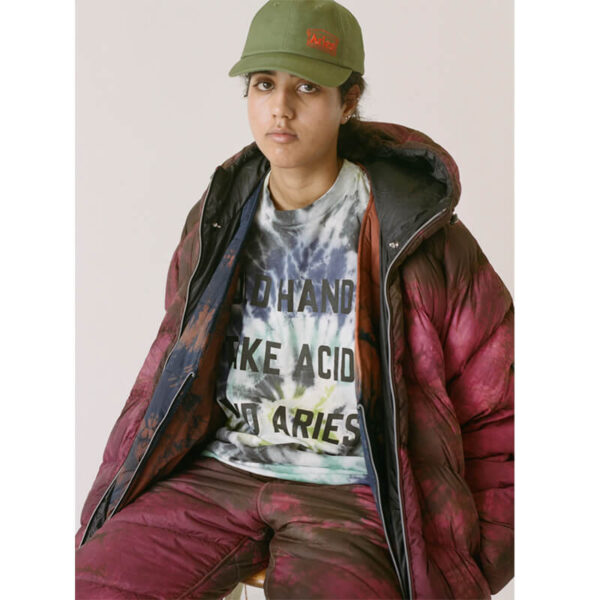 ARIES REVERSIBLE DOWN LINER JACKET TIE DYE