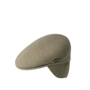 KANGOL 504 WOOL EAR FLAP CAP TAUPE