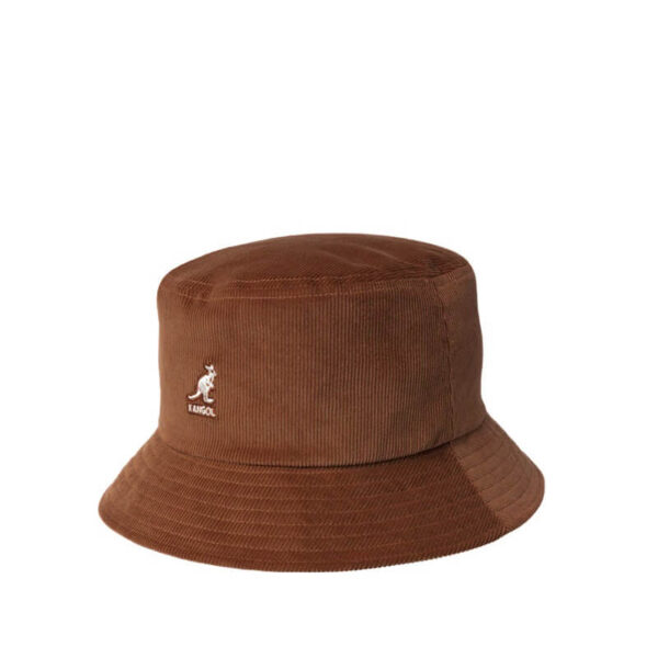 KANGOL CORD BUCKET BROWN