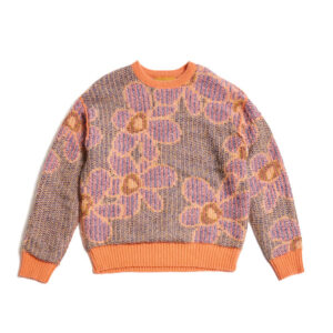 P.A.M. (Perks & Mini) G.L. Dr. Octagon Mohair Jumper - Persimmon