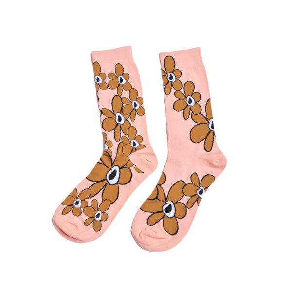 P.A.M. (Perks & Mini) G.L. Gestures Dress Socks - Persimmon