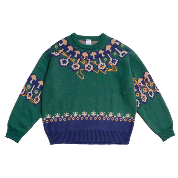 P.A.M. (Perks & Mini) Good Life Fair Isle Jumper - Forest