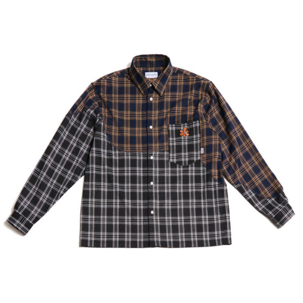 P.A.M. (Perks & Mini) Old Timbers Check Shirt - Dark Check