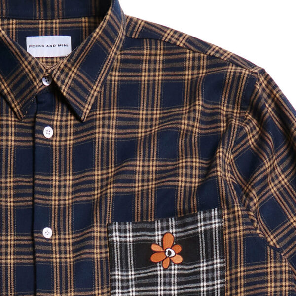 P.A.M. (Perks & Mini) Old Timbers Check Shirt - Dark Check