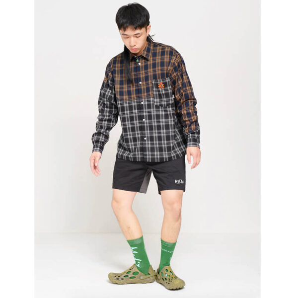 P.A.M. (Perks & Mini) Old Timbers Check Shirt - Dark Check