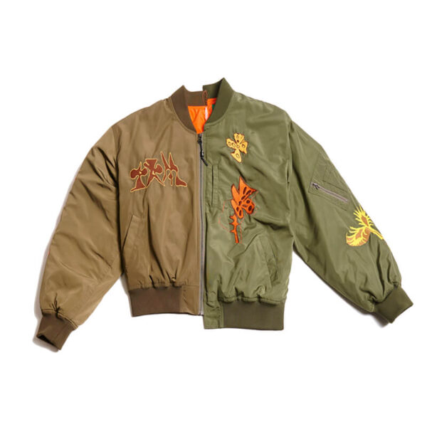 P.A.M. (Perks & Mini) Space Blossom Bomber Jacket - Cactus Garden