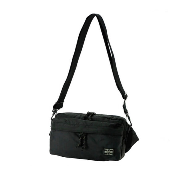 PORTER FORCE 2WAY WAISTBAG BLACK