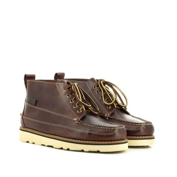 G.H. BASS Camp Moc III Ranger Boot - Brown Leather