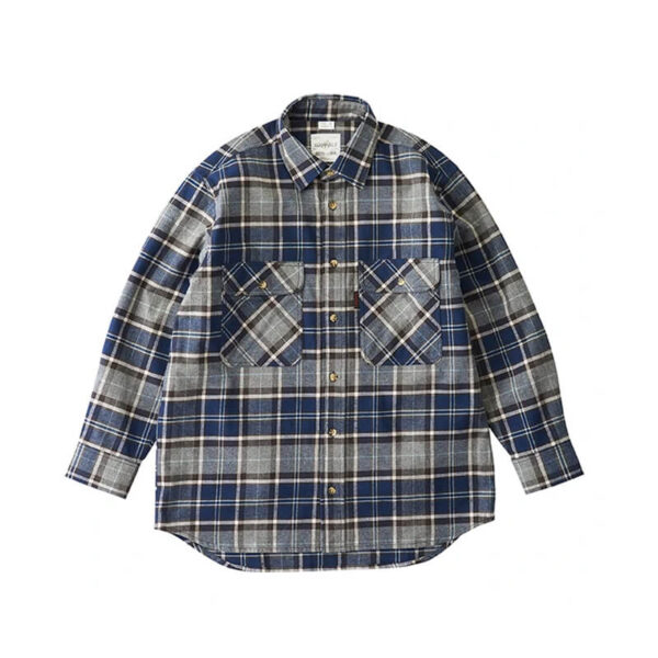 GRAMICCI FLANNEL SHIRT NAVY