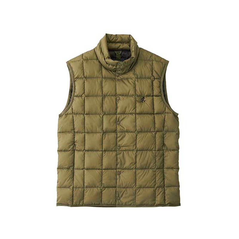 GRAMICCI x TAION Inner Down Vest - Olive | TheRoom Barcelona