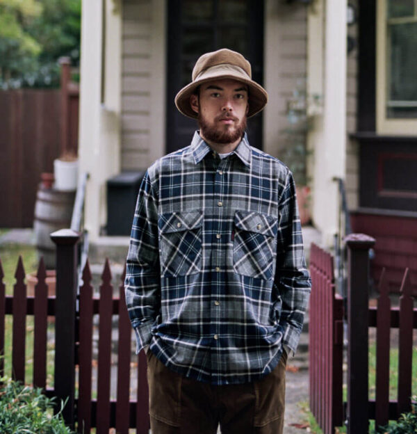 Flannel Shirt - Navy