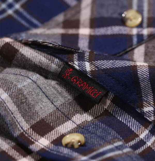 GRAMICCI_Flannel_Shirt_Navy