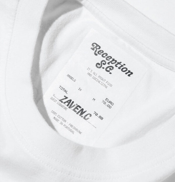 RECEPTION Camiseta LS Panificio Angelo - White