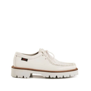 G.H. BASS Zapatos Wallace Womens - White Leather