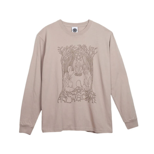 GMT ALL WELCOME GATHERING LS TEE SAND
