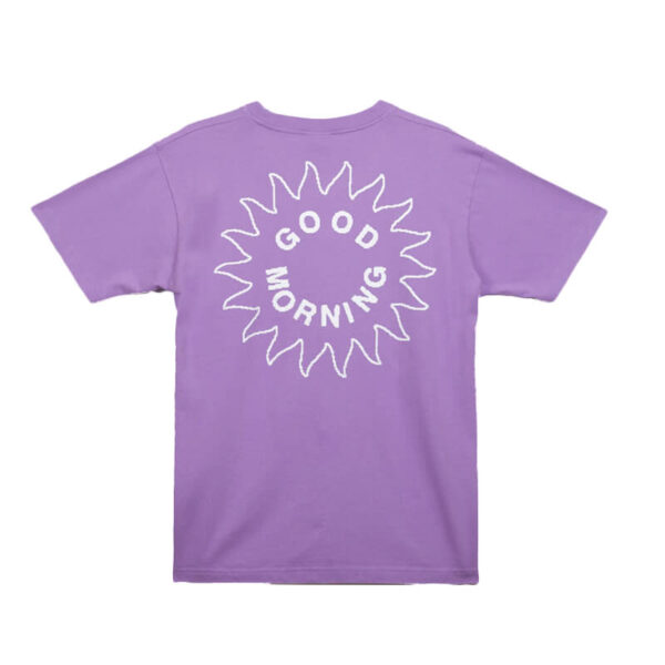 GOOD MORNING TAPES Camiseta Sun Logo - Lavender