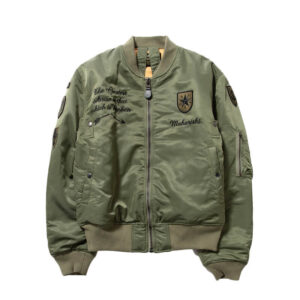 MAHARISHI Chaqueta Subdued Ma-1 Flight Nylon - Olive