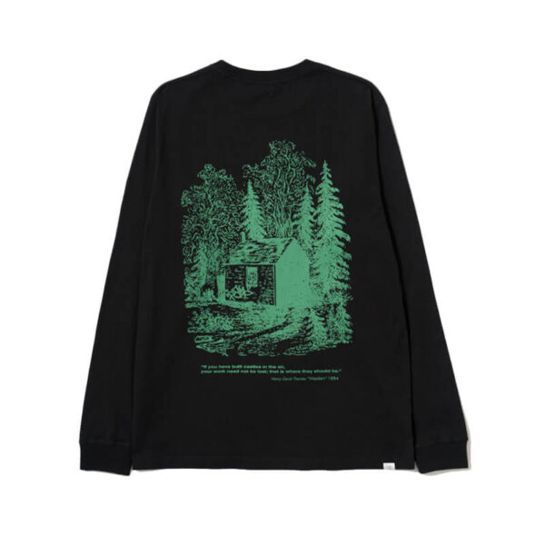 PAM ESCAPE HATCH LS TEE BLACK