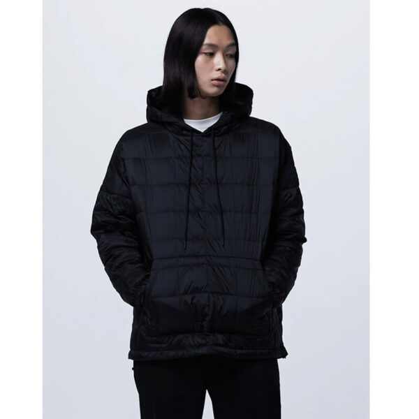 TAION Hoodie Oversized Down - Black