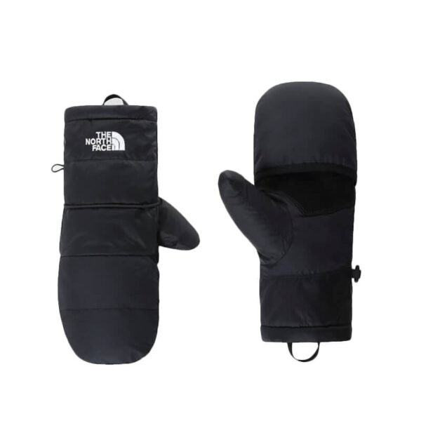 THE NORTH FACE Nuptse Convertible Mittens - Black