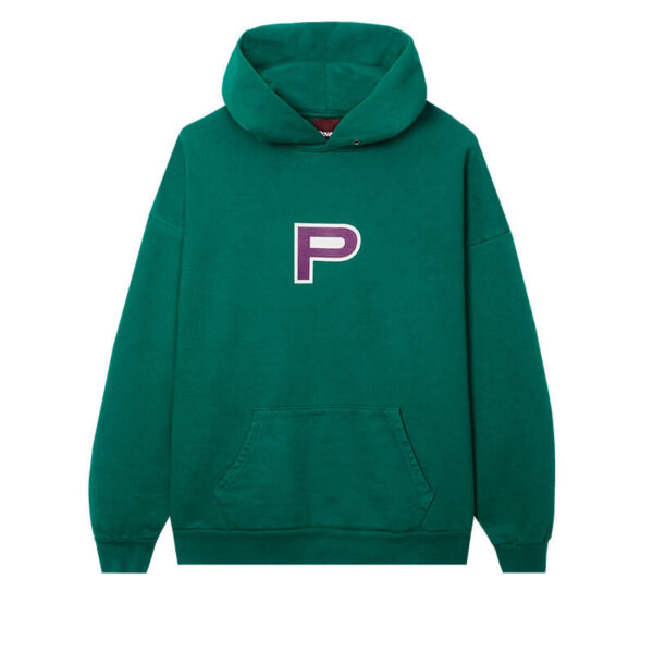 POWERS SUPPLY Hoodie Block P 5 - Dark Green