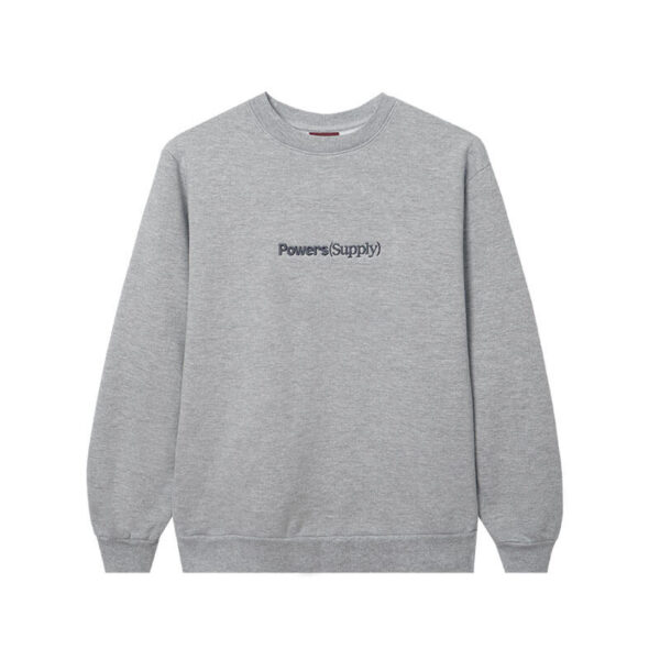 POWERS SUPPLY Sudadera New Logo - Grey Heather