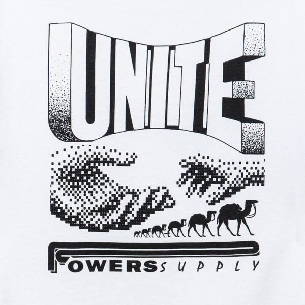 POWERS SUPPLY Camiseta Unite - White