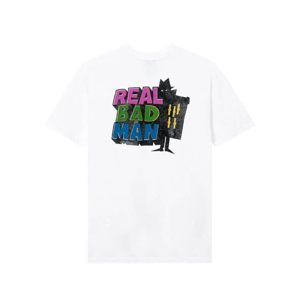 REAL BAD MAN Logo Vol. 8 Tee - White