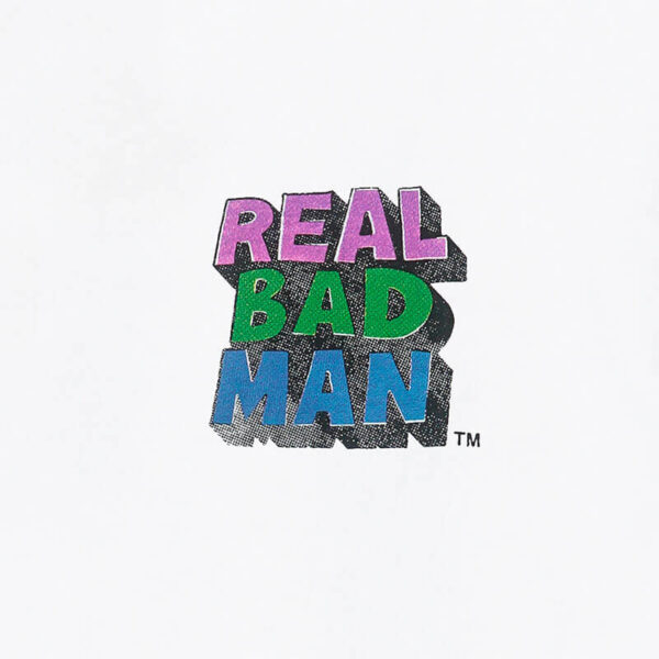 REAL BAD MAN Logo Vol. 8 Tee - White