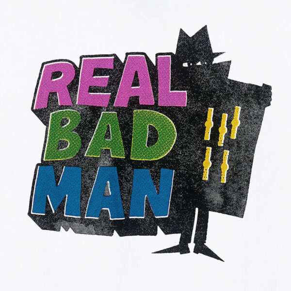 REAL BAD MAN Logo Vol. 8 Tee - White