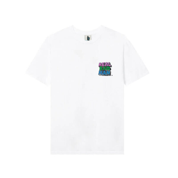 REAL BAD MAN Camiseta Logo Vol. 8 - White