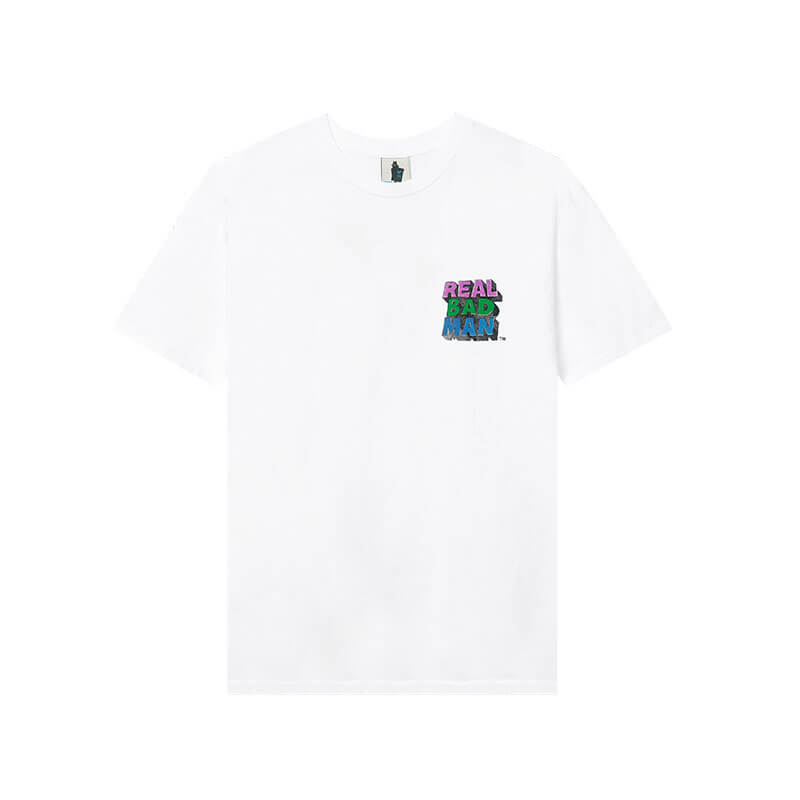 REAL BAD MAN Logo Vol. 8 Tee - White | TheRoom Barcelona