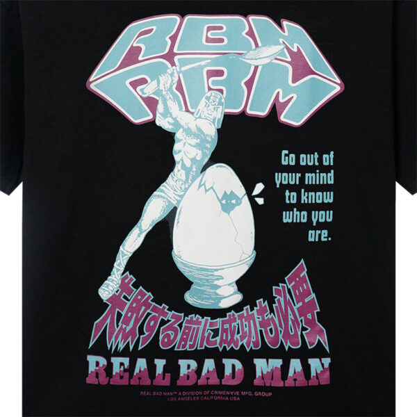 REAL BAD MAN Camiseta Out Of Your Mind - Black