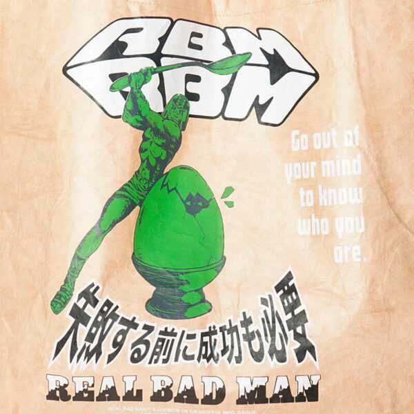 REAL BAD MAN Out Of Your Mind Tyvek Tote