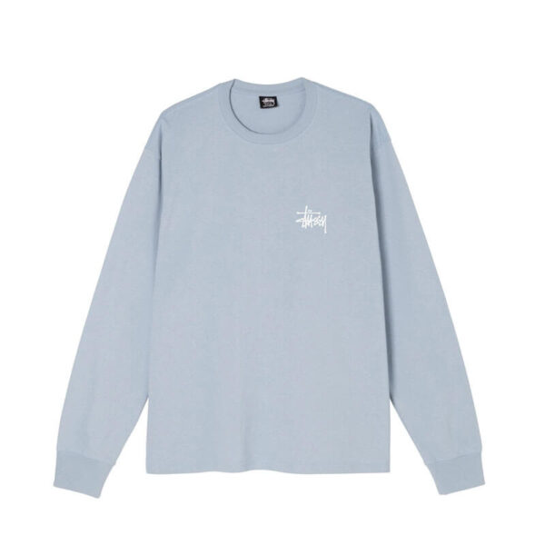 STUSSY Basic Stussy LS Tee - Steel