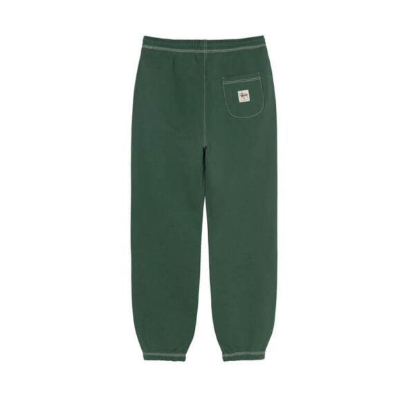 STUSSY Contrast Stitch Label Pants - Forest