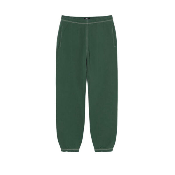 STUSSY Contrast Stitch Label Pants - Forest