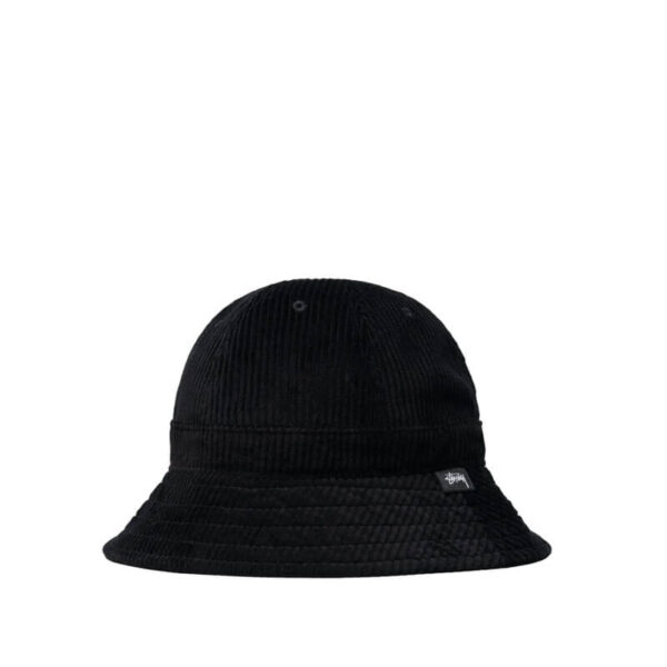 STUSSY Corduroy Bell Cap - Black