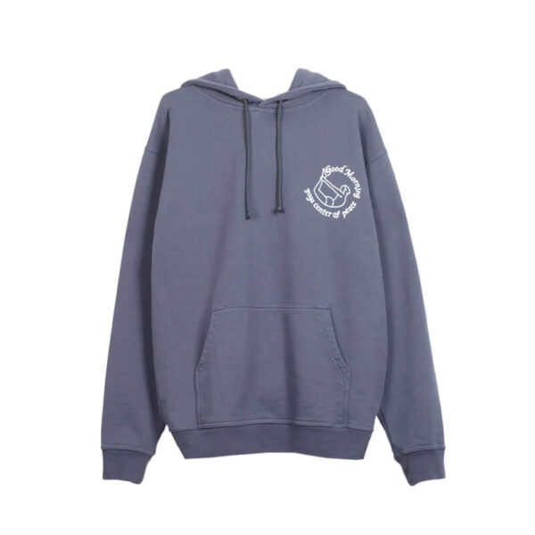 GOOD MORNING TAPES Hoodie Yoga Center - Salty Blue