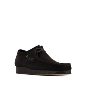 CLARKS ORIGINALS Wallabee Shoes - Black Suede