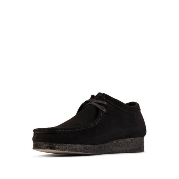 CLARKS ORIGINALS Wallabee Shoes - Black Suede