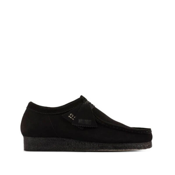 CLARKS ORIGINALS Wallabee Shoes - Black Suede