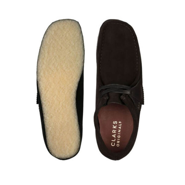 CLARKS ORIGINALS Wallabee Shoes - Black Suede