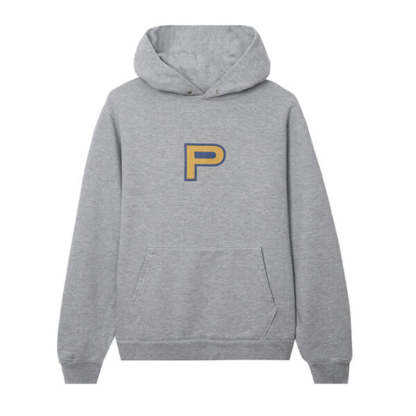 POWERS SUPPLY Block P 5 Hoodie - Grey Heather