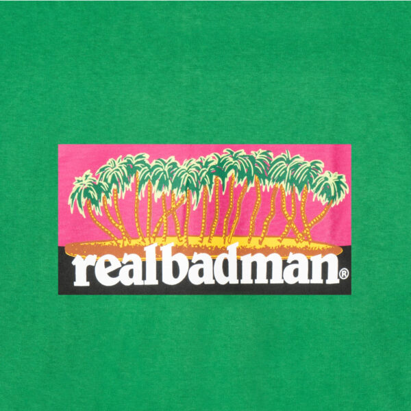 REAL BAD MAN Camiseta Alohahaha - Green