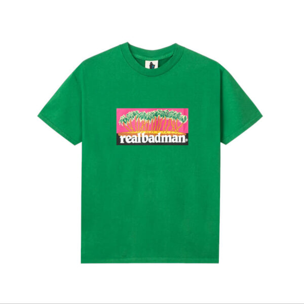 REAL BAD MAN Alohahaha Tee - Green