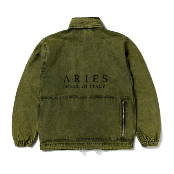 ARIES Denim Cargo Jacket - Lime